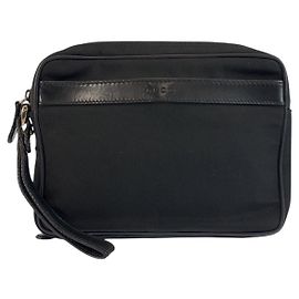Pochette Gucci in nylon nero