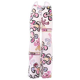 Emilio Pucci Pantaloni in spugna bianchi e multicolore