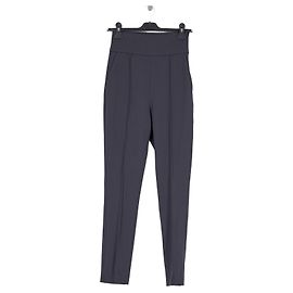 Autre Marque Pantalones de lana azul marino