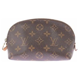 Louis Vuitton Kosmetiktasche aus braunem Leder