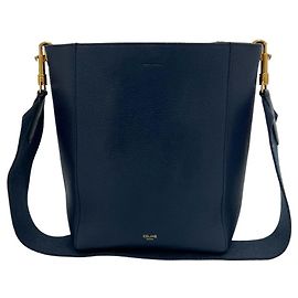Céline Celine Sangle Bucket Small Leder Crossbody Bag