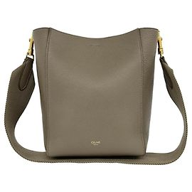 Céline Celine Sangle Bucket Small Leder-Schultertasche