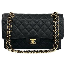 Borsa a tracolla Chanel Matelassé Coco Mark Double Flap