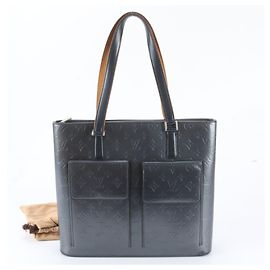 Saco Tote Louis Vuitton Monogram Matte Wilwood Blue Leather