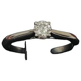 Anello Solitario Cartier in Platino con Diamante