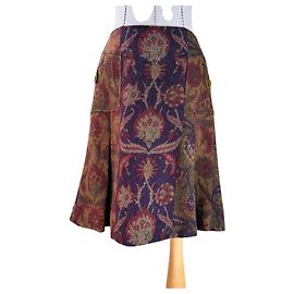 Etro Gonna a Trapezio in Jacquard Misto Lana