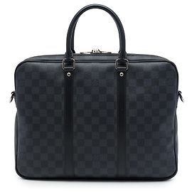 Louis Vuitton Black Damier Graphite Porte Documents Voyage PM