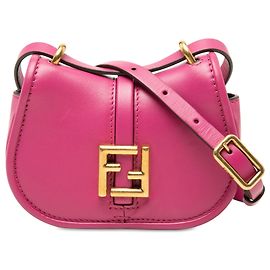 Fendi Pink Nano Leather FF C mon Crossbody