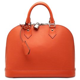 Louis Vuitton Orange Epi Alma PM