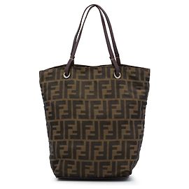Fendi Brown Zucca Canvas Tote