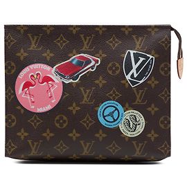 Necessaire Louis Vuitton Brown Monogram World Tour 26