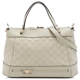 Borsa Gucci Brown Guccissima Mayfair Satchel
