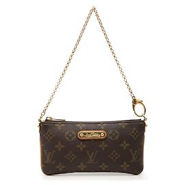 Louis Vuitton Pochette Milla MM Monogram Brown