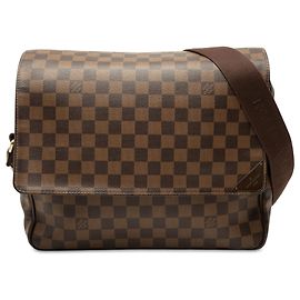 Louis Vuitton Brown Damier Ebene Shelton MM