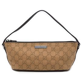 Gucci Brown GG Canvas Boat