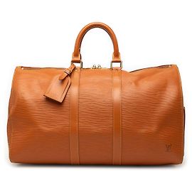 Louis Vuitton Brown Epi Keepall 45