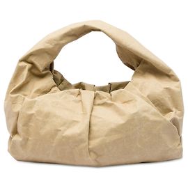 Bottega Veneta Beige Large Kraft Paper The Shoulder Pouch