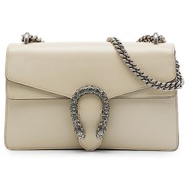 Bolsa de Ombro Dionysus Gucci em Pele de Bezerro Castanha Medium