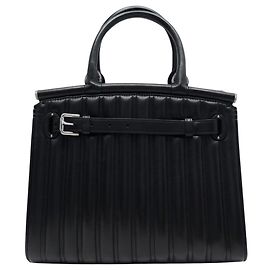 BORSA RALPH LAUREN RL50 MEDIUM 636917 IN PELLE MATELASSÉ NERA