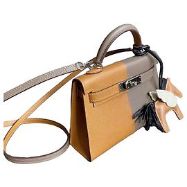 Hermès Kelly Mini II Sellier Bi-Color Leather Handbag