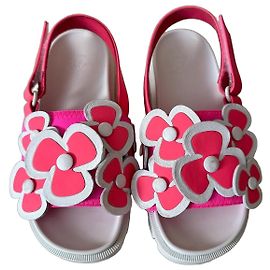 Christian Louboutin Plateau-Sandalen mit Blumen