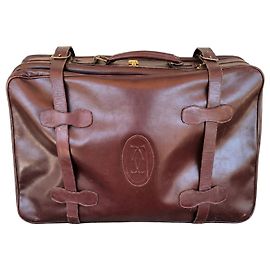 Cartier Must de Cartier Valise Cuir Bordeaux 70cm