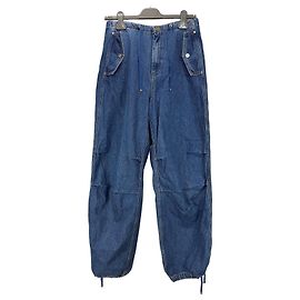 Autre Marque Dion Lee Cargo-Hose aus blauem Denim