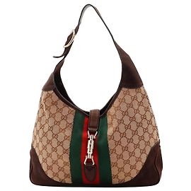 Gucci Jackie Hobo-Bag aus Monogramm-Canvas
