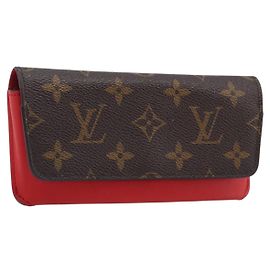 LOUIS VUITTON Monogram Etui Lunette Woody Glasses Case GI0372 LV Auth 202811