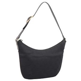 Borsa GUCCI GG Canvas Nera Tono Oro 005 0813 Auth 201302