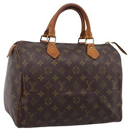 LOUIS VUITTON Monogram Speedy 30 Hand Bag M41526 LV Auth 201146