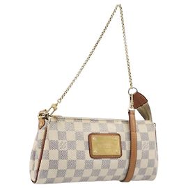 LOUIS VUITTON Damier Azur Eva Shoulder Bag 2way N55214 LV Auth 199205