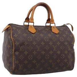 Sac à main LOUIS VUITTON Monogram Speedy 30 M41526 LV Auth 201195A
