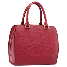 Borsa a mano LOUIS VUITTON Epi Pont Neuf Rossa M52057 LV Auth ka6088