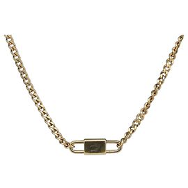 Christian Dior Halskette Metall Gold Tone Auth SW2801