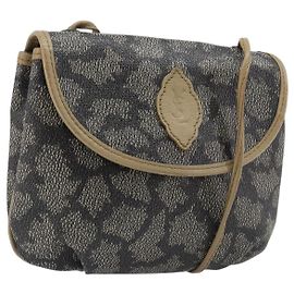 Autre Marque Borsa a tracolla SAINT LAURENT PVC Canvas Gray Auth 200711