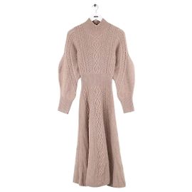 Eric Bompard Cashmere Dress Beige