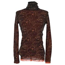 Schwarzes Synthetik Top von Jean Paul Gaultier XS