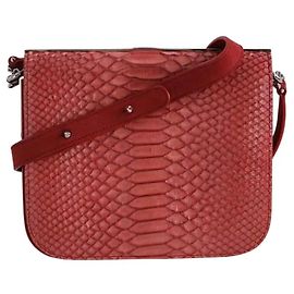 Borsa a tracolla Barbara Bui in pelle rossa