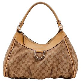 Bolsa Hobo Gucci em tela monogramada