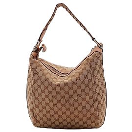 Gucci Hobo-Bag aus Monogramm-Canvas