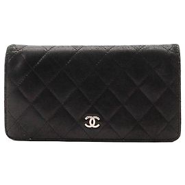 Cartera de piel acolchada Chanel