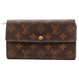 Portafoglio lungo Louis Vuitton Monogram Canvas