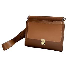 Polène Numéro Dix Handtasche aus glattem Kalbsleder