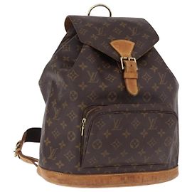 LOUIS VUITTON Monogram Montsouris GM Backpack M51135 LV