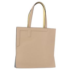 Bolso Tote FENDI de piel amarillo