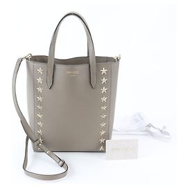 Bolso de hombro de piel con tachuelas Pegasus Star Jimmy Choo