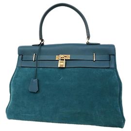 Hermès Borsa Hermes Kelly Relax 50 Grizzly