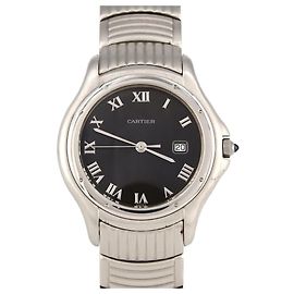 Relógio de pulso Cartier Panthère Cougar W35016F8 em aço inoxidável, quartzo