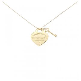 Autre Marque Tiffany Heart Tag Halskette mit Herzanhänger
